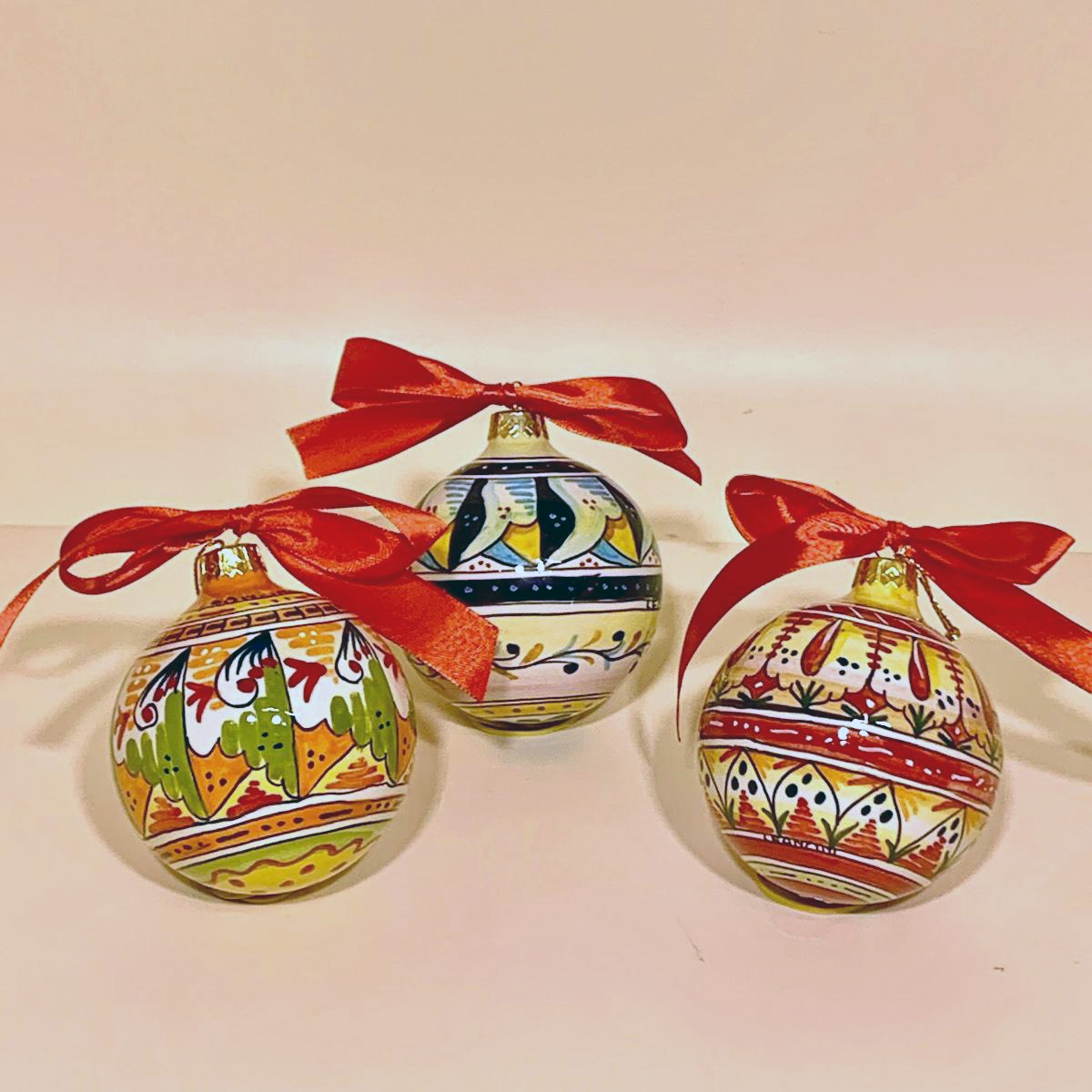 Set of 3 Christmas baubles